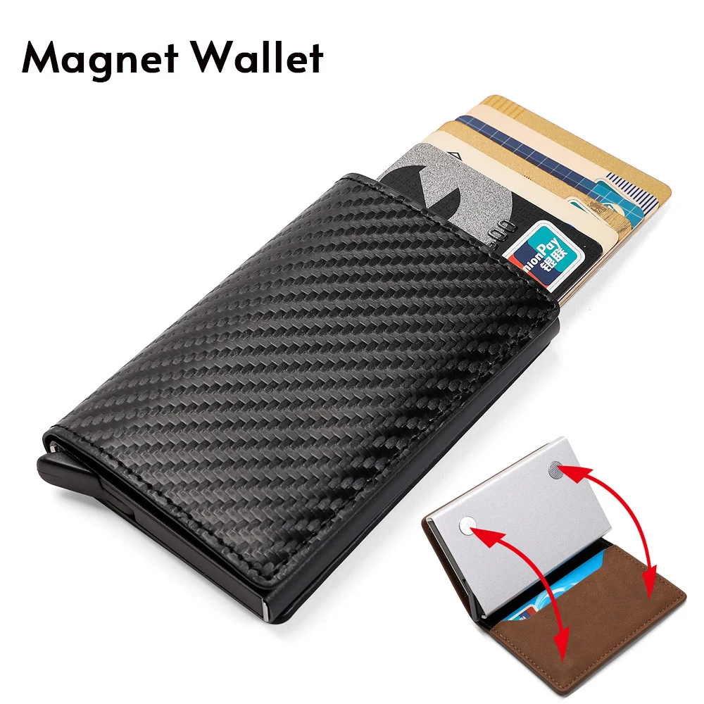 Carbon Fiber Card Holder Wallet Men Money Purse Card Holder Wallet Slim Mini Magnet Leather Wallet with Note Compartment
Carbon Fiber Card Holder Wallet Men Money Purse Card Holder Wallet Slim Mini Magnet Leather Wallet with Note Compartment