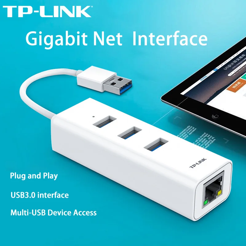 Tp-link Интернет USB 3,0 разветвитель Gigabit Ethernet адаптер Usb Ethernet usb-хаб Usb Rj45 сетевой адаптер Plug and Play
Tp-link Интернет USB 3,0 разветвитель Gigabit Ethernet адаптер Usb Ethernet usb-хаб Usb Rj45 сетевой адаптер Plug and Play
