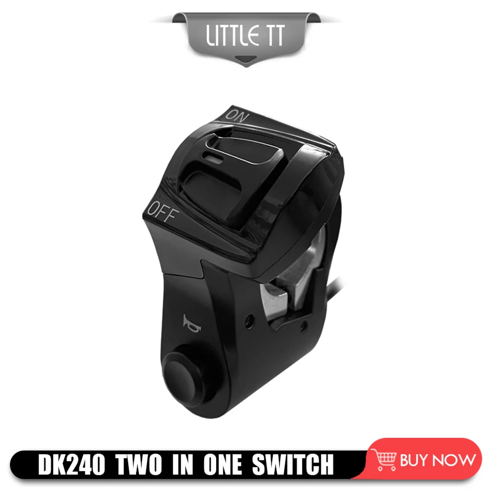 DK240 Switch Light Horn Button For Scooter Electric Bicycle Smart Mountain Bike Front Light Switch Horn Switch 1500mm Cable
DK240 Switch Light Horn Button For Scooter Electric Bicycle Smart Mountain Bike Front Light Switch Horn Switch 1500mm Cable