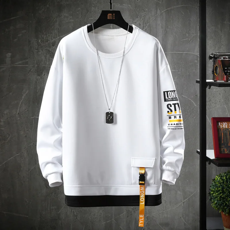 2022 New Spring Men's T-shirt Long Sleeve Trendy Korean Style Personality Letter Printed Sweatshirt Boy's Undershirt Fashion
2022 New Spring Men's T-shirt Long Sleeve Trendy Korean Style Personality Letter Printed Sweatshirt Boy's Undershirt Fashion