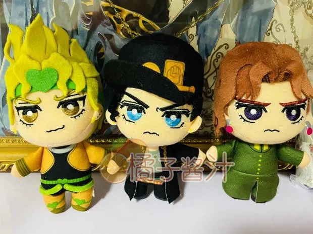 Плюшевая кукла-брелок Джоджо из аниме «Невероятные приключения Джозефа», «Джоджо», «Дио», брендо», 14 см
Плюшевая кукла-брелок Джоджо из аниме «Невероятные приключения Джозефа», «Джоджо», «Дио», брендо», 14 см