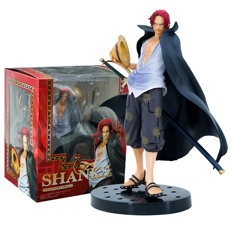 Anime One Piece Red Hair Shanks Action Figures 17cm Cartoon Model PVC Figurine Doll Collection Decoration Kid Toy Gift Ornament
Anime One Piece Red Hair Shanks Action Figures 17cm Cartoon Model PVC Figurine Doll Collection Decoration Kid Toy Gift Ornament