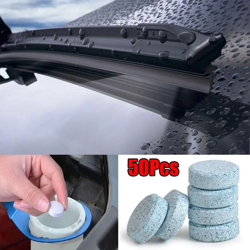 50pcs Car Windshield Cleaner Compact Clean Effervescent Tablets Cleaning Tool Car Truck Wiper Fine Effervescent Tablets 28*1mm
50pcs Car Windshield Cleaner Compact Clean Effervescent Tablets Cleaning Tool Car Truck Wiper Fine Effervescent Tablets 28*1mm