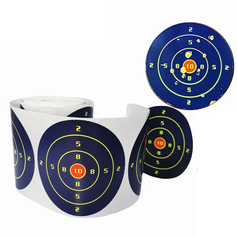 Splatter Target 4" Shooting Target Stickers Roll Adhesive Target Paper for Gun-Rifle-Airsoft-BB Gun-Air Rifle-Slingshot 200pcs
Splatter Target 4" Shooting Target Stickers Roll Adhesive Target Paper for Gun-Rifle-Airsoft-BB Gun-Air Rifle-Slingshot 200pcs