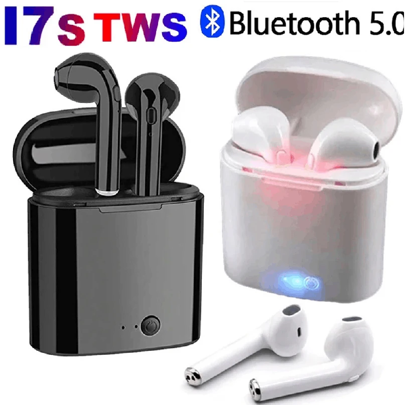 New i7s TWS Wireless Earphone Bluetooth Headset Sport earbuds With charging Box Stereo Music Earplugs For Xiaomi IOS PK Pro6 Y50
New i7s TWS Wireless Earphone Bluetooth Headset Sport earbuds With charging Box Stereo Music Earplugs For Xiaomi IOS PK Pro6 Y50
