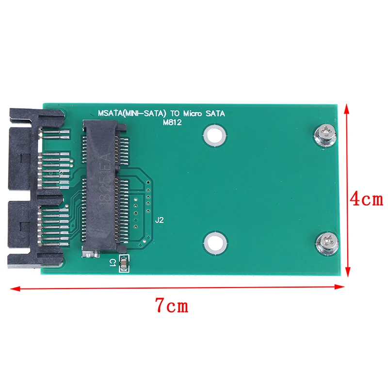 High Quality 1PC Mini PCIe PCI-e MSATA 3x5cm SSD To 1.8" Micro SATA Adapter Converter Card
High Quality 1PC Mini PCIe PCI-e MSATA 3x5cm SSD To 1.8" Micro SATA Adapter Converter Card