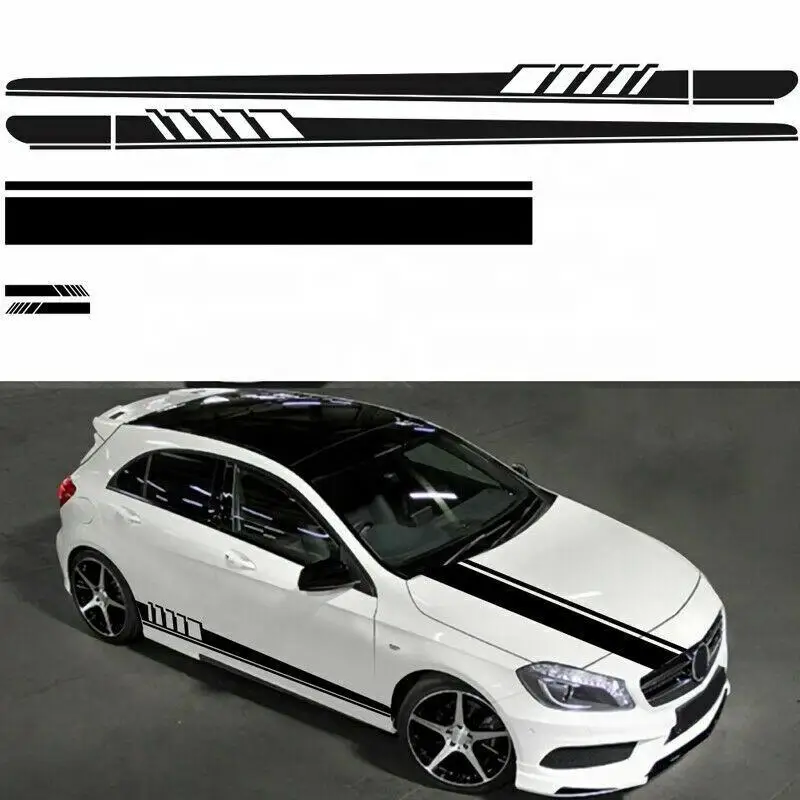 5 pcs Hood Bonnet Rear View Mirror racing sports side Stripe vehicle car vinyl wrap sticker car decals
5 pcs Hood Bonnet Rear View Mirror racing sports side Stripe vehicle car vinyl wrap sticker car decals