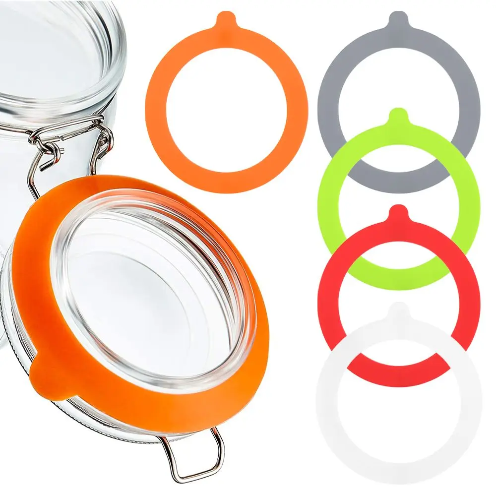 New Multicolor Silicone Sealed Jar LeakProof Washer Mason Tank O Ring Gasket Reusable Storage Seal Accessorie For Home Kitchen
New Multicolor Silicone Sealed Jar LeakProof Washer Mason Tank O Ring Gasket Reusable Storage Seal Accessorie For Home Kitchen