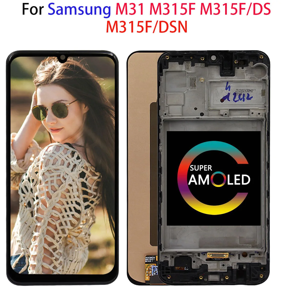 

. New AMOLED LCD For Samsung Galaxy M31 LCD Display Touch Screen Digitizer Assembly With Frame For Samsung M31 M315 M315F