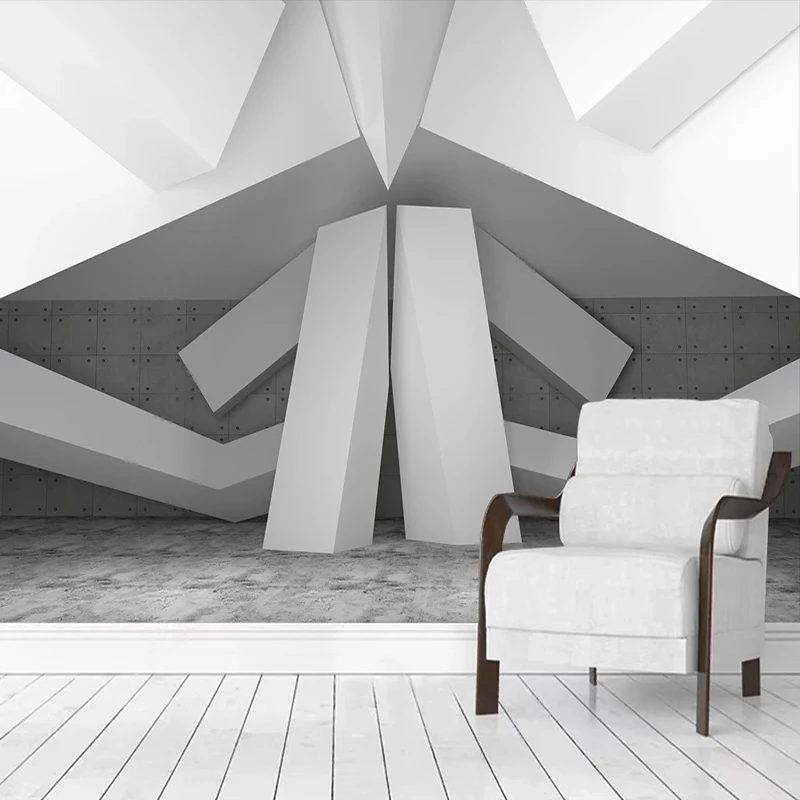 3D Industrial Grey Architectural Geometry Pattern Wallpaper For Living Room Bedroom Background Wall Photo Mural Papel De Parede
3D Industrial Grey Architectural Geometry Pattern Wallpaper For Living Room Bedroom Background Wall Photo Mural Papel De Parede