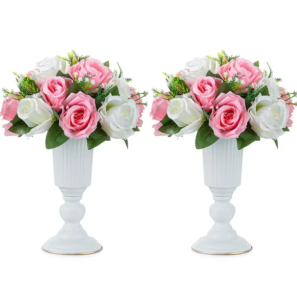 Metal Trumpet Vase Candle Holders Vase Artificial Flower Table Centerpieces Decor Candlestick Road Lead Candelabra Wedding Decor
Metal Trumpet Vase Candle Holders Vase Artificial Flower Table Centerpieces Decor Candlestick Road Lead Candelabra Wedding Decor