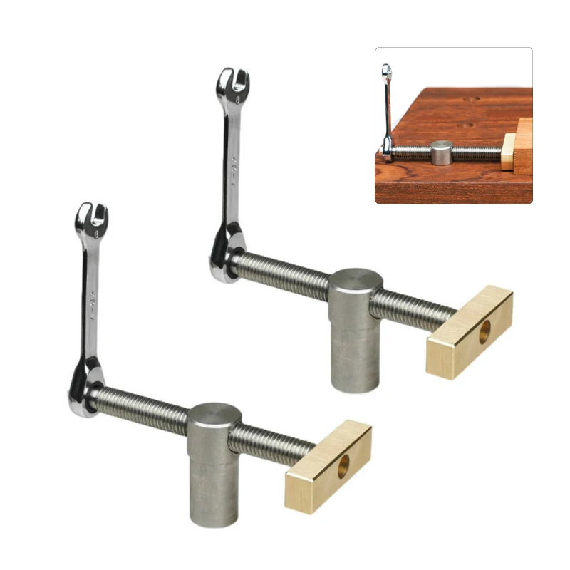 Woodworking Desktop Clip Fast Fixed Clip Clamp Brass Fixture Vise for 19/20MM Dog Hole Joinery Woodworking Benches Tools
Woodworking Desktop Clip Fast Fixed Clip Clamp Brass Fixture Vise for 19/20MM Dog Hole Joinery Woodworking Benches Tools
