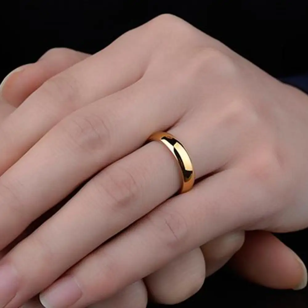 Gift Ring Unisex Jewelry Simple High Polish Plain Dome Finger Couple Engagement Gift
Gift Ring Unisex Jewelry Simple High Polish Plain Dome Finger Couple Engagement Gift