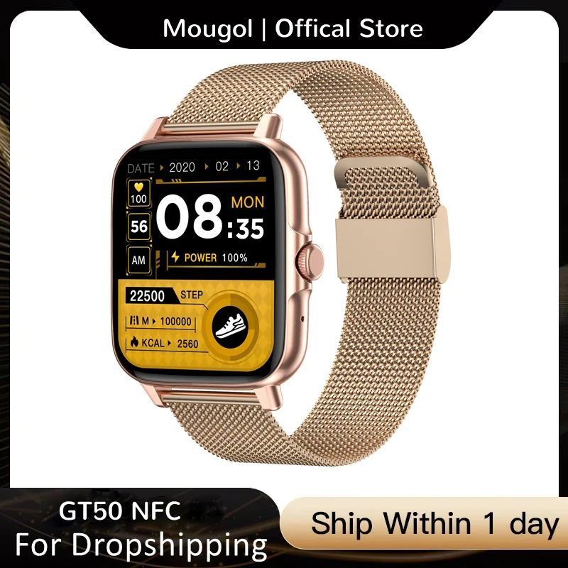 2022 New Smart Watch Full Touch Screen NFC Fitness Watch IP67 Waterproof Bluetooth For Android IOS Smartwatch Women With Gift
2022 New Smart Watch Full Touch Screen NFC Fitness Watch IP67 Waterproof Bluetooth For Android IOS Smartwatch Women With Gift