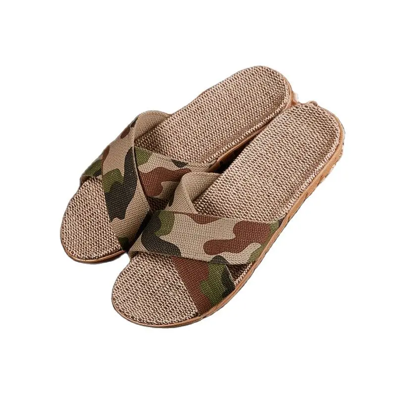 2022 Summer Home Linen Slippers Women Indoor Floor Shoes Flip Flops Camouflage Cross-tied Ladies Casual Sandals Plus Size
2022 Summer Home Linen Slippers Women Indoor Floor Shoes Flip Flops Camouflage Cross-tied Ladies Casual Sandals Plus Size