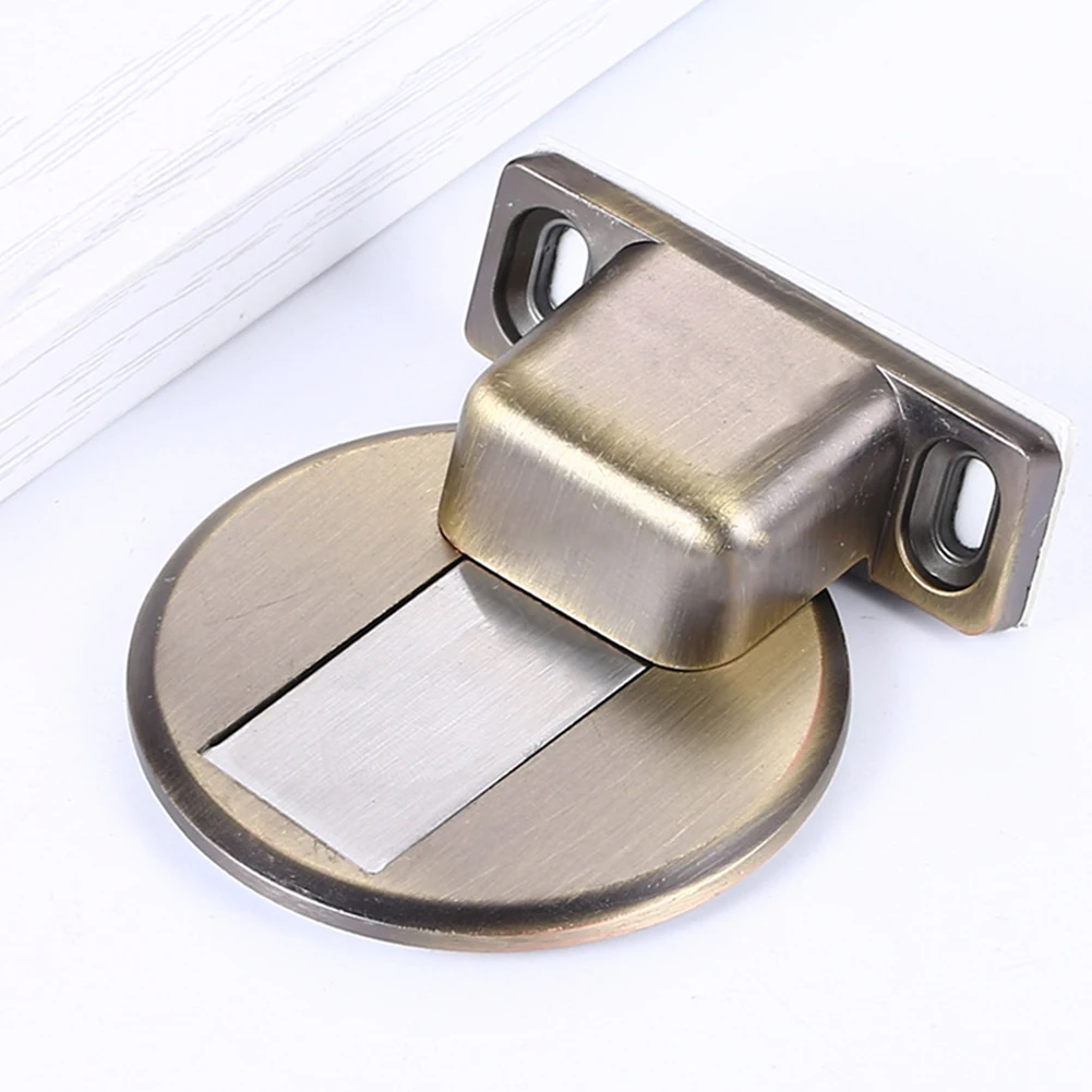 Zinc Alloy Door Stopper Strong Magnetic Suction Door Stops Elf Adhesive Holder Catch Concealed Floor Nail-free Doorstop Hardware
Zinc Alloy Door Stopper Strong Magnetic Suction Door Stops Elf Adhesive Holder Catch Concealed Floor Nail-free Doorstop Hardware