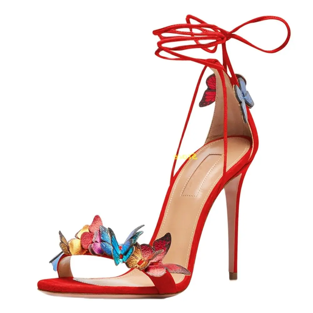 Fashion Butterfly Summer Sandals Lace Up Open Toe Stiletto High Heel Ankle Strap Shoes 2022 Women High Heels Shoes
Fashion Butterfly Summer Sandals Lace Up Open Toe Stiletto High Heel Ankle Strap Shoes 2022 Women High Heels Shoes