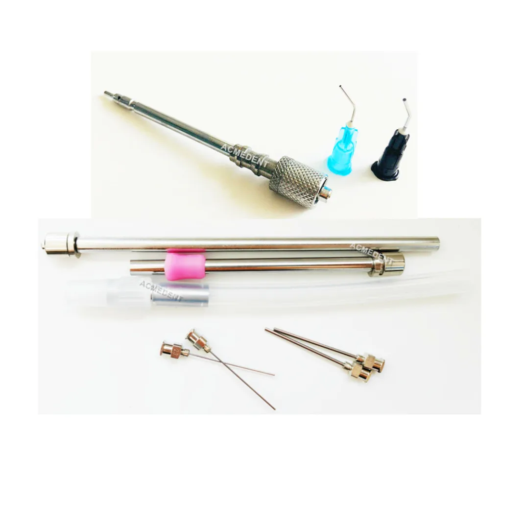 

Dental Saliva Ejector Aspirator Suction Tubes Syringe Tips Air Water 3-Way Gun Accurate Dryring 18G 23G