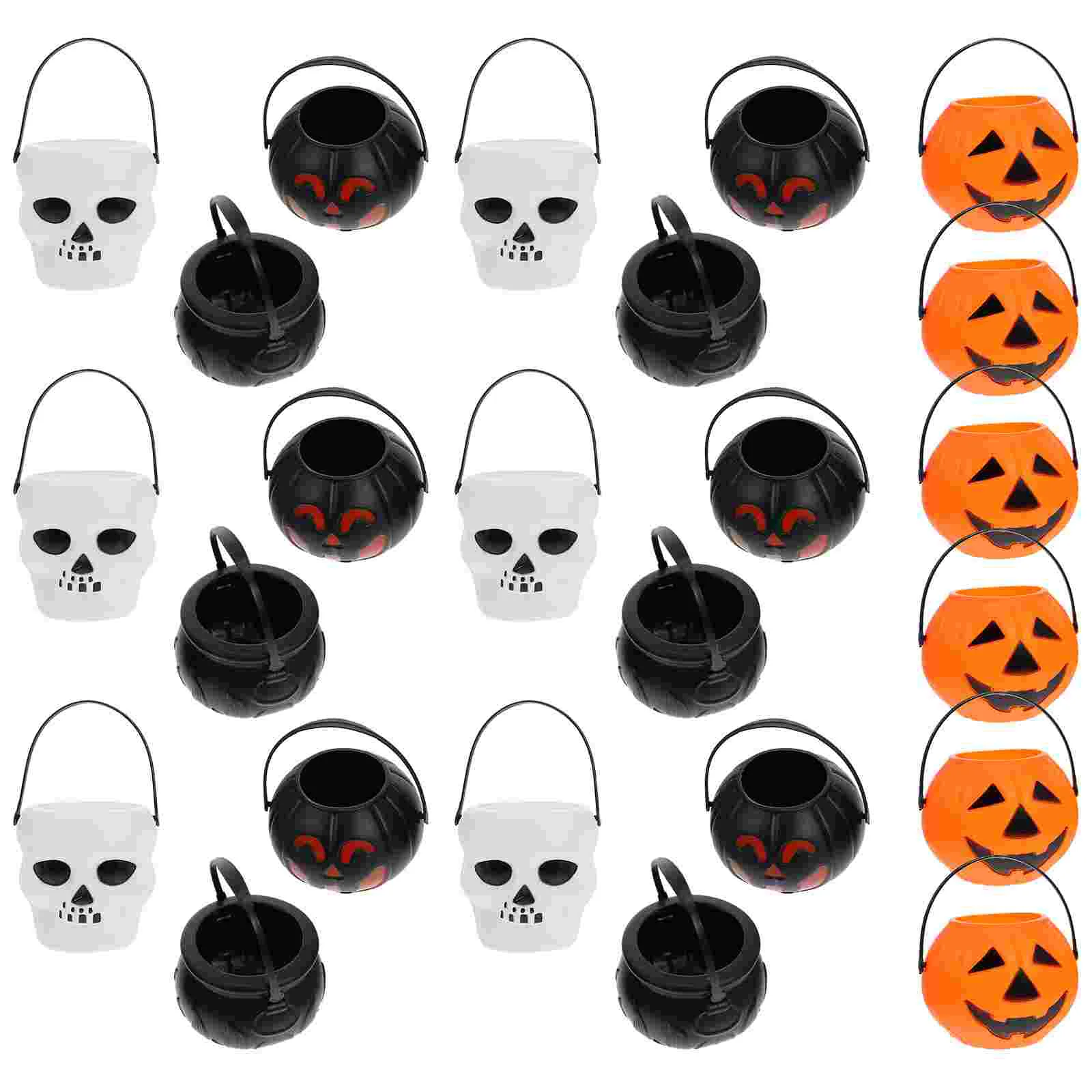 24 Pcs Halloween Candy Bucket Festival Decor Prop Exquisite Container Make Plastic
24 Pcs Halloween Candy Bucket Festival Decor Prop Exquisite Container Make Plastic