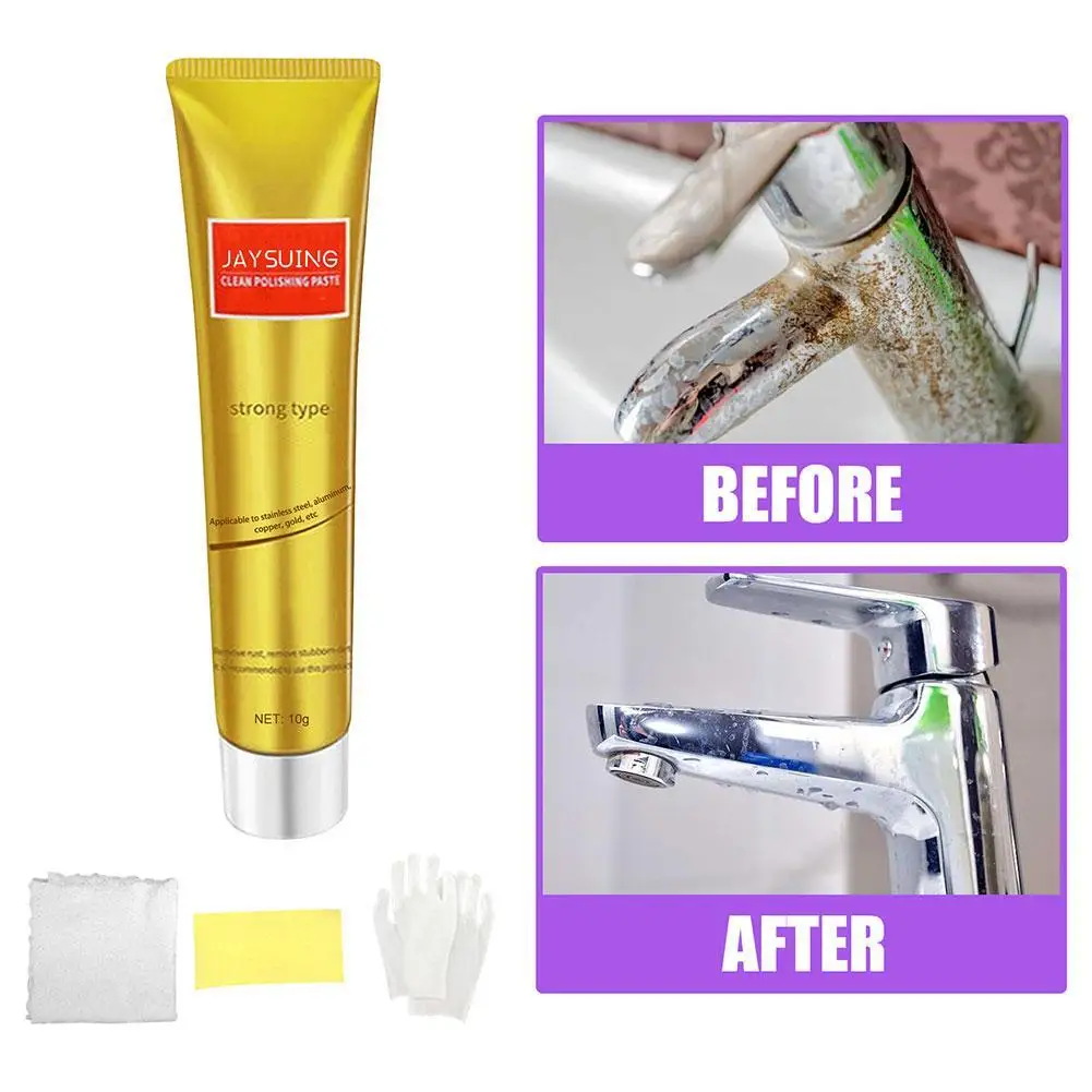 10g Ultimate Metal Polishing Cream Wax Mirror Stainless Steel Ceramic Watch Polishing Paste Rust Remover Chrome Cleaner
10g Ultimate Metal Polishing Cream Wax Mirror Stainless Steel Ceramic Watch Polishing Paste Rust Remover Chrome Cleaner