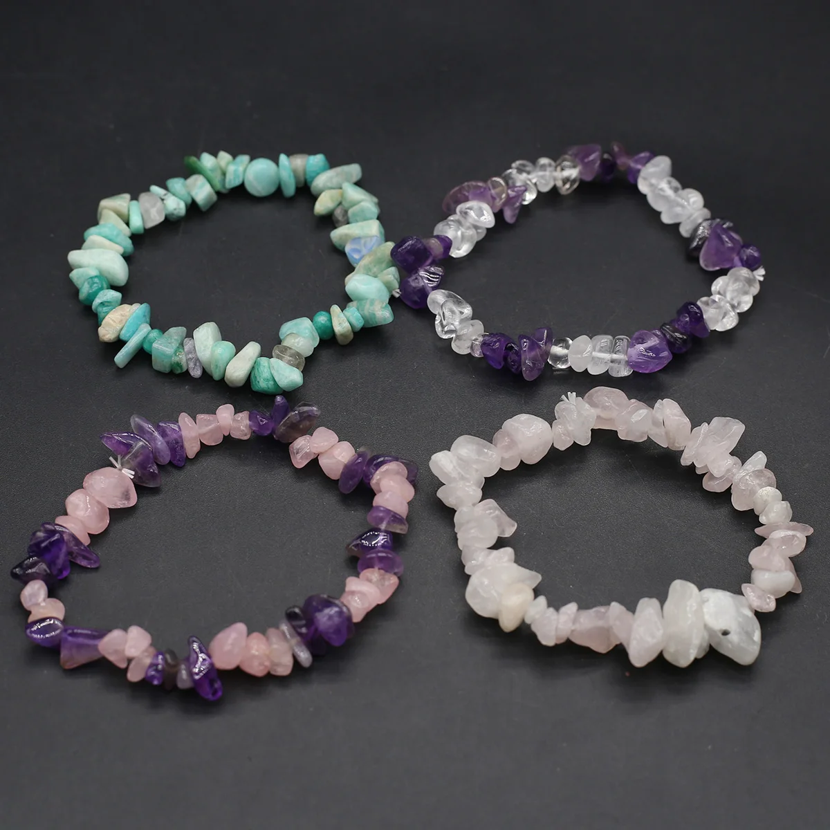 19cm Natural Gravel Chips Stone Irregular Bracelet Tiger Eye Amethysts Beads Jewelry Gift For Women Men Jewerly Gift
19cm Natural Gravel Chips Stone Irregular Bracelet Tiger Eye Amethysts Beads Jewelry Gift For Women Men Jewerly Gift