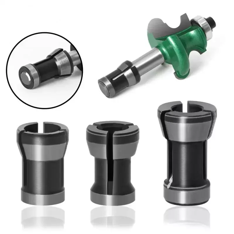 3PCS Set Collets 6.35mm 8mm 6mm Collet Chuck Engraving Trimming Machine Router Milling Cutter Accessories
3PCS Set Collets 6.35mm 8mm 6mm Collet Chuck Engraving Trimming Machine Router Milling Cutter Accessories