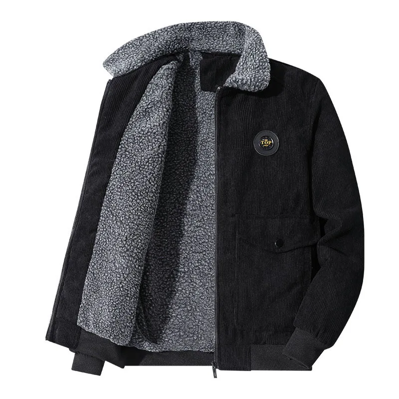 Loose Corduroy Thickened Cashmere Cotton Coat Sportscasual Men's New Jacket Men's Winter Coat Cashmere Coat 2022 New
Loose Corduroy Thickened Cashmere Cotton Coat Sportscasual Men's New Jacket Men's Winter Coat Cashmere Coat 2022 New