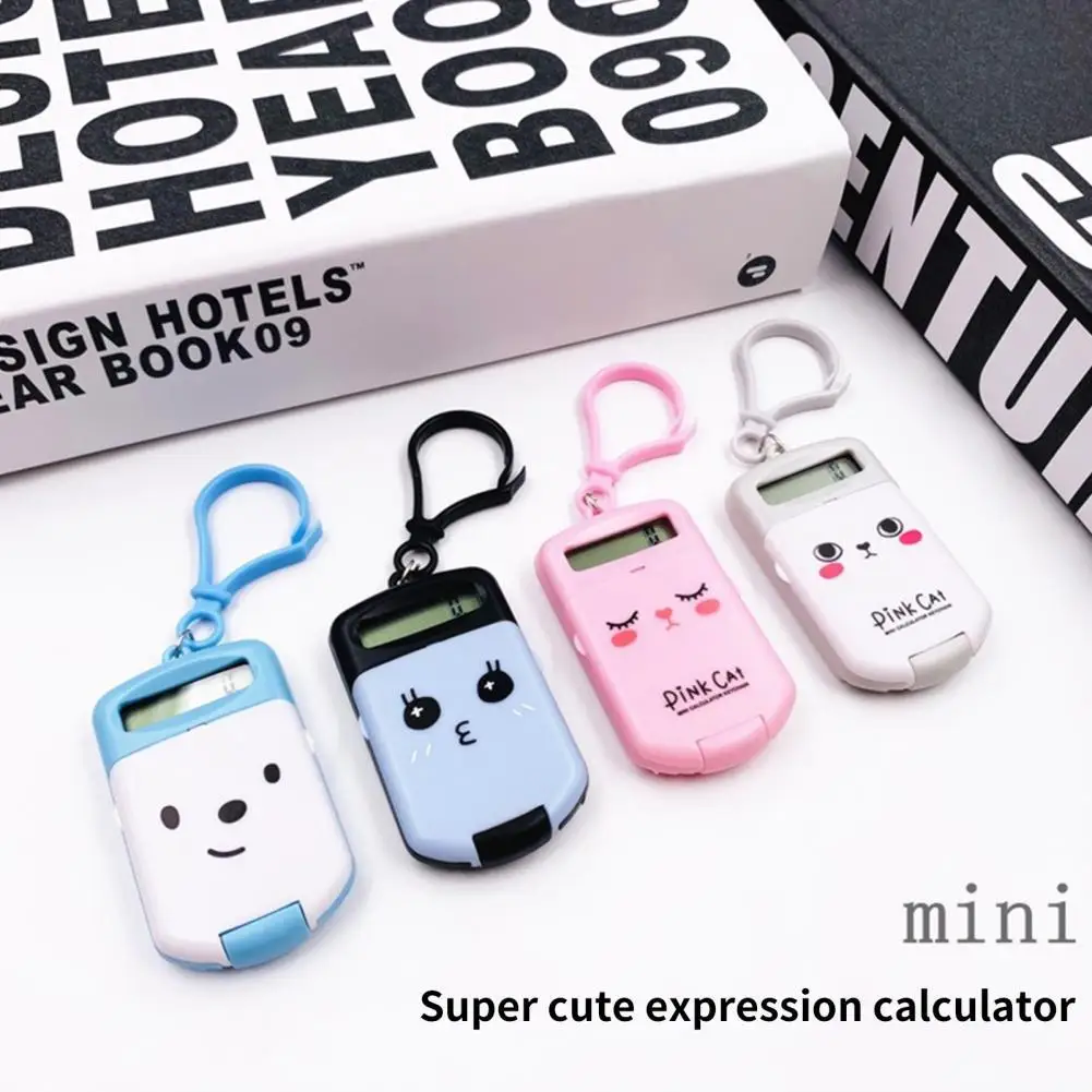 Mini Calculator Cute Emoticons Plastic Cartoon Digital Calculator with Key Ring Office Supplies
Mini Calculator Cute Emoticons Plastic Cartoon Digital Calculator with Key Ring Office Supplies