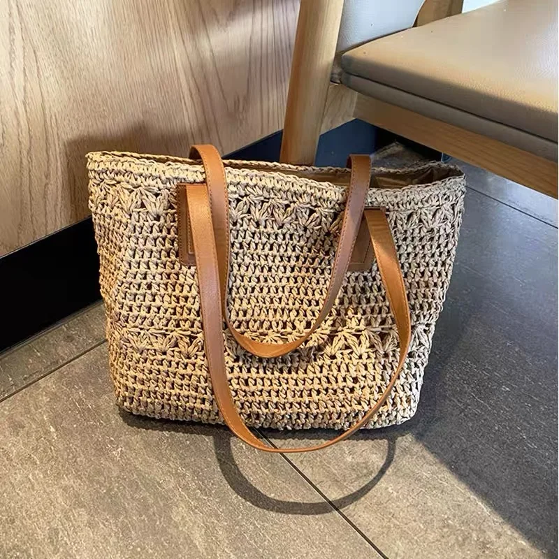 Hand Weave Straw Tote Bags Women Large Capacity Handbags Ladies Shoulder Shopping Bag Bohemian Beach Bags
Hand Weave Straw Tote Bags Women Large Capacity Handbags Ladies Shoulder Shopping Bag Bohemian Beach Bags