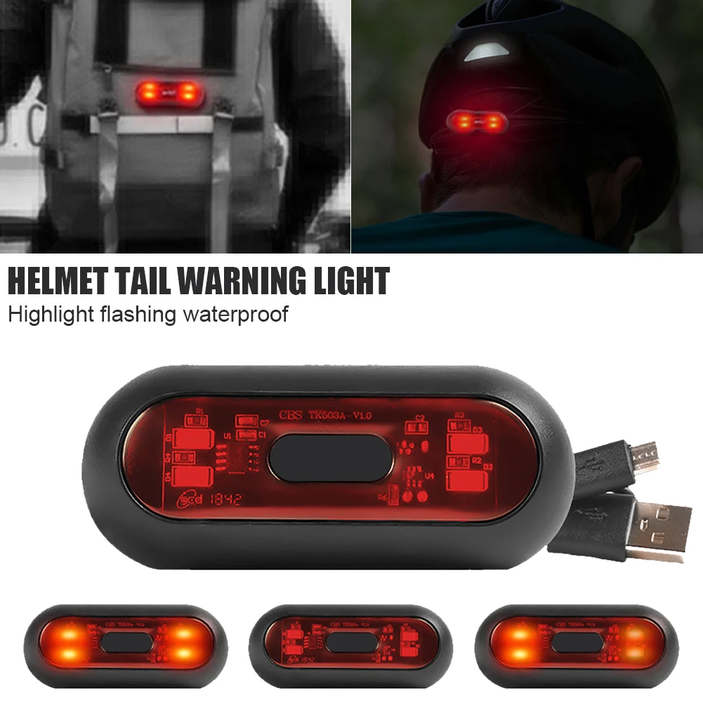 IPX6 Waterproof 3 Mode Motorcycle Helmet Taillight USB Rechargeable Bicycle Helmet Taillamp Safety Signal Warning Lamp Rear Lamp
IPX6 Waterproof 3 Mode Motorcycle Helmet Taillight USB Rechargeable Bicycle Helmet Taillamp Safety Signal Warning Lamp Rear Lamp