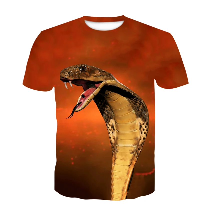 2022 New Snake Pattern Men's T-shirts Men's Animal 3D Short Sleeve Summer Casual Tops Fashion O-Neck Shirts Street Clothing
2022 New Snake Pattern Men's T-shirts Men's Animal 3D Short Sleeve Summer Casual Tops Fashion O-Neck Shirts Street Clothing