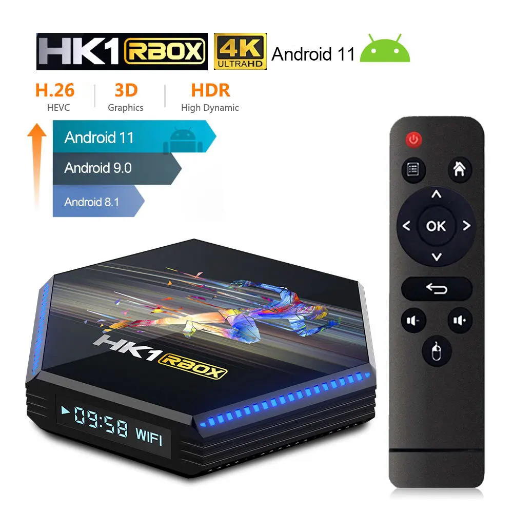 Медиа-плеер HK1 RBOX R2 RK3566 на базе Android 11,0, 2G/телефон, двойной Wi-Fi, Смарт ТВ-приставка LAN 1000M BT4.0 4K HD, ТВ-приставка
Медиа-плеер HK1 RBOX R2 RK3566 на базе Android 11,0, 2G/телефон, двойной Wi-Fi, Смарт ТВ-приставка LAN 1000M BT4.0 4K HD, ТВ-приставка