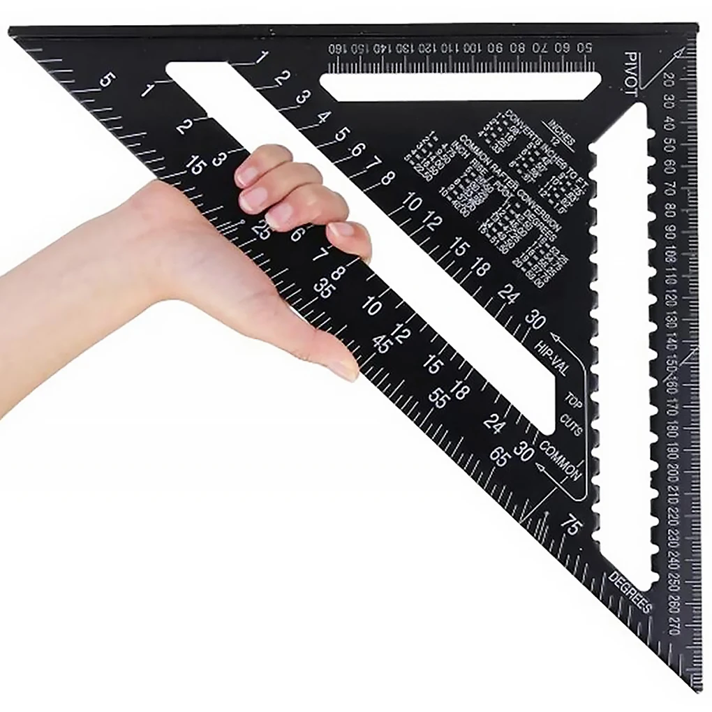 Triangle Ruler Aluminum Alloy Angle Protractor Speed Metric Square Measuring Ruler For Building Framing Tools Gauges
Triangle Ruler Aluminum Alloy Angle Protractor Speed Metric Square Measuring Ruler For Building Framing Tools Gauges