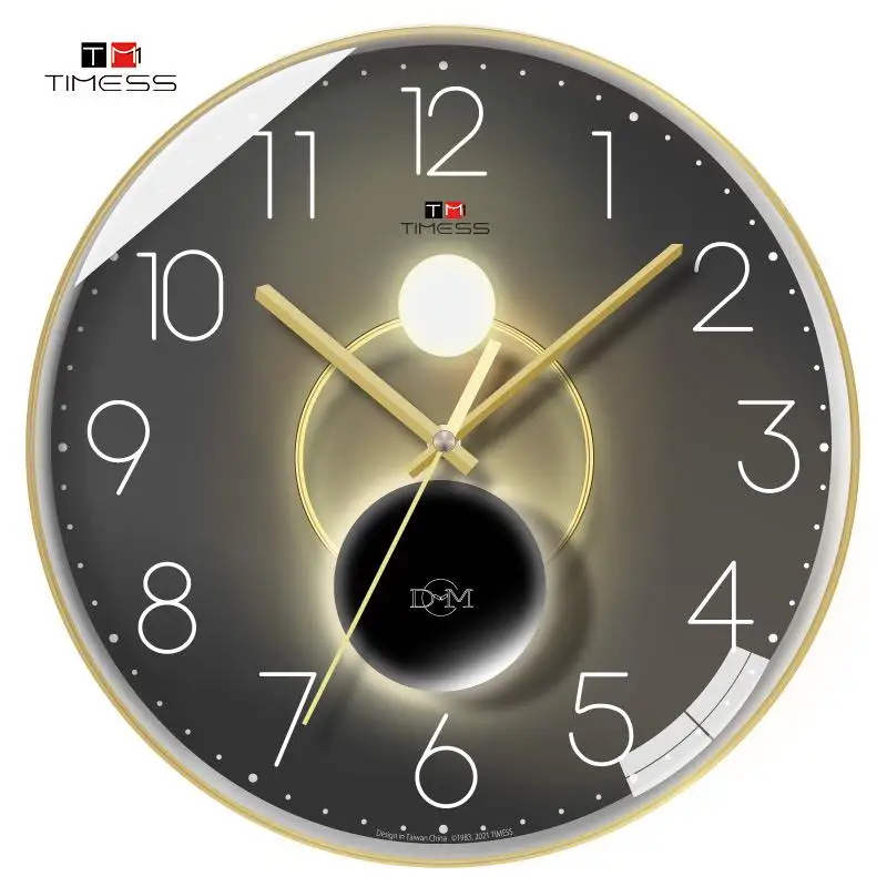 TIMESS Quartz Wall Clock Modern Simple Punctuality Light Shadow Geometric Design Silent Movement Living Room Bedroom Decor
TIMESS Quartz Wall Clock Modern Simple Punctuality Light Shadow Geometric Design Silent Movement Living Room Bedroom Decor