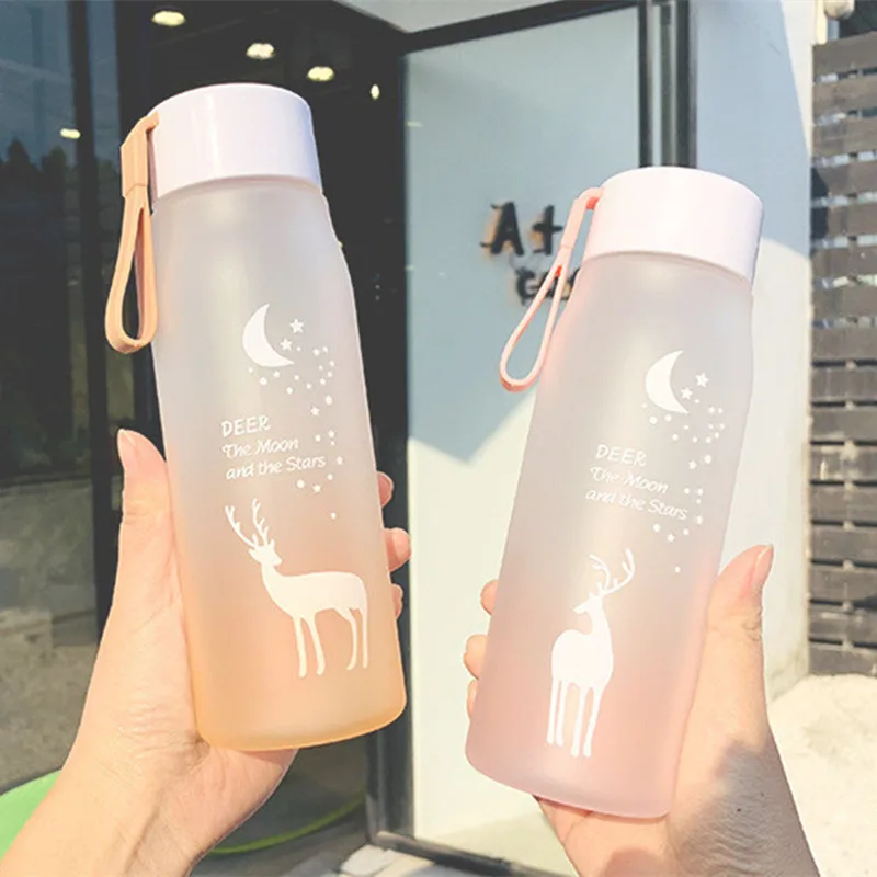 560ml Cartoon Water Bottle Leak Proof Frosted Water Drinking Cup Portable Drinkware Plastic for Grils Office Outdoor Travel
560ml Cartoon Water Bottle Leak Proof Frosted Water Drinking Cup Portable Drinkware Plastic for Grils Office Outdoor Travel