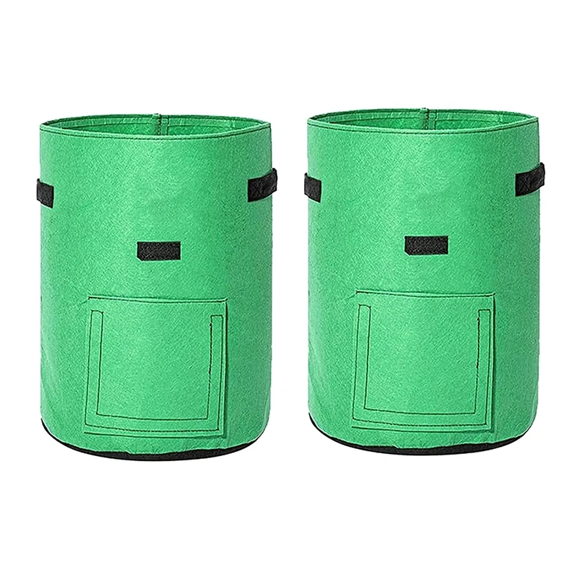 Potato Grow Bag,2 Pack 10 Gallon Planter Grow Bags with Flap Window,Breathable Grow Bags for Potato,Tomato, Carrot
Potato Grow Bag,2 Pack 10 Gallon Planter Grow Bags with Flap Window,Breathable Grow Bags for Potato,Tomato, Carrot