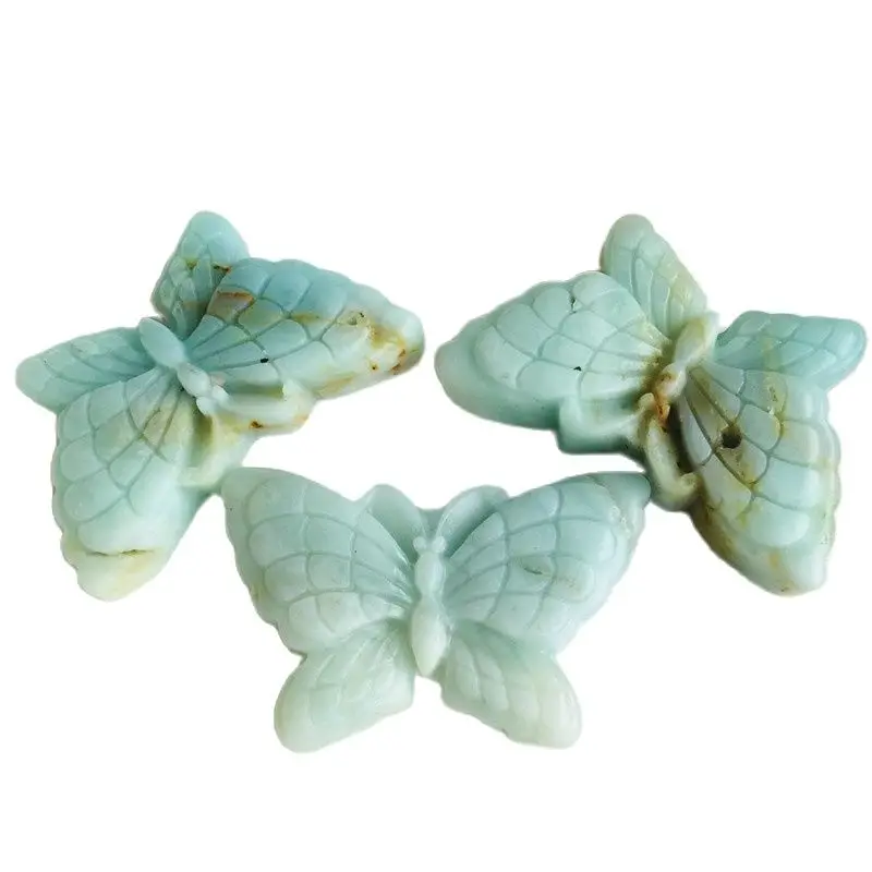 Amazonite Butterfly Natural Quartz Stones And Crystals Healing Gemstone Crystal Craft Gifts For Sale
Amazonite Butterfly Natural Quartz Stones And Crystals Healing Gemstone Crystal Craft Gifts For Sale