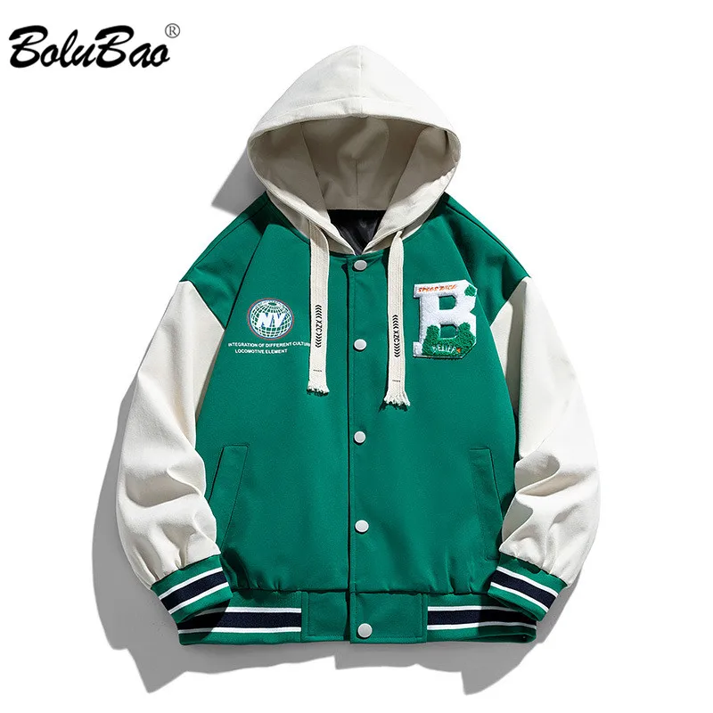 BOLUBAO Embroidery Varsity Jacket 2022 Autumn Japanese Streetwear Baseball Coat Korean Fashions Hooded Bomber Jacket Male
BOLUBAO Embroidery Varsity Jacket 2022 Autumn Japanese Streetwear Baseball Coat Korean Fashions Hooded Bomber Jacket Male