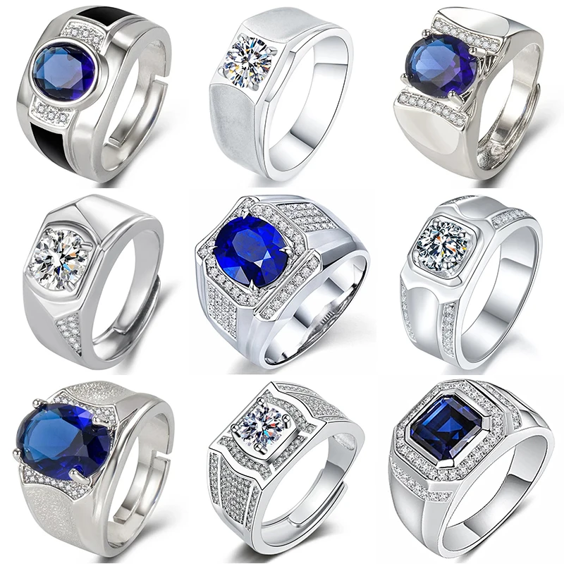 Fashion Domineering Men Inlaid Zircon Wedding Ring Creative Adjustable Opening Personality Exquisite Popular Couple Jewelry
Fashion Domineering Men Inlaid Zircon Wedding Ring Creative Adjustable Opening Personality Exquisite Popular Couple Jewelry