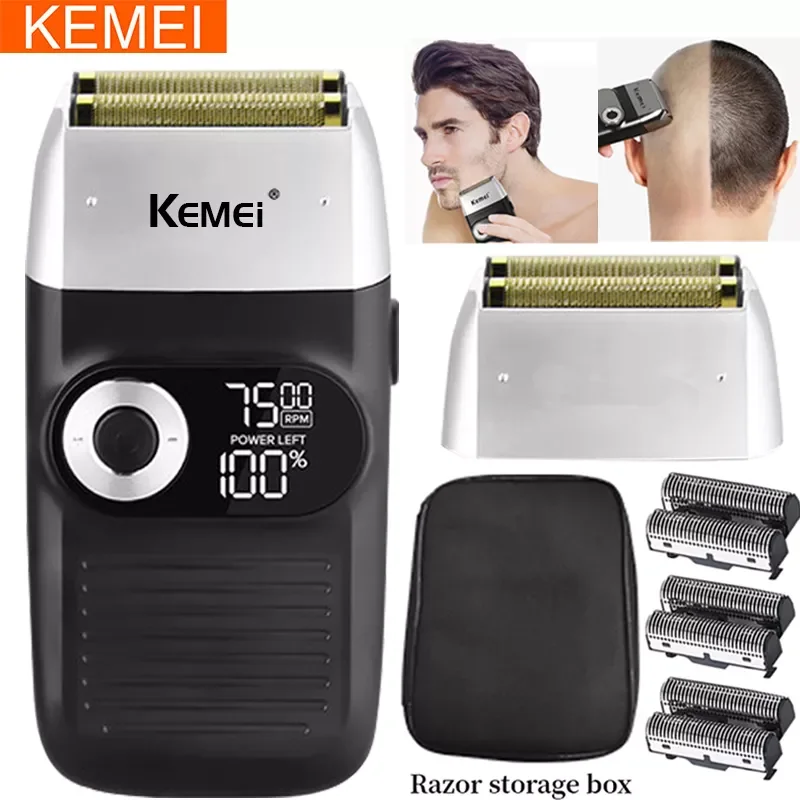 Триммер для мужчин Kemei, Машинка для стрижки волос, Мужская бритва, профессиональная Бритва для парикмахера, машинка для бритья с возвратно-п...
Триммер для мужчин Kemei, Машинка для стрижки волос, Мужская бритва, профессиональная Бритва для парикмахера, машинка для бритья с возвратно-п...