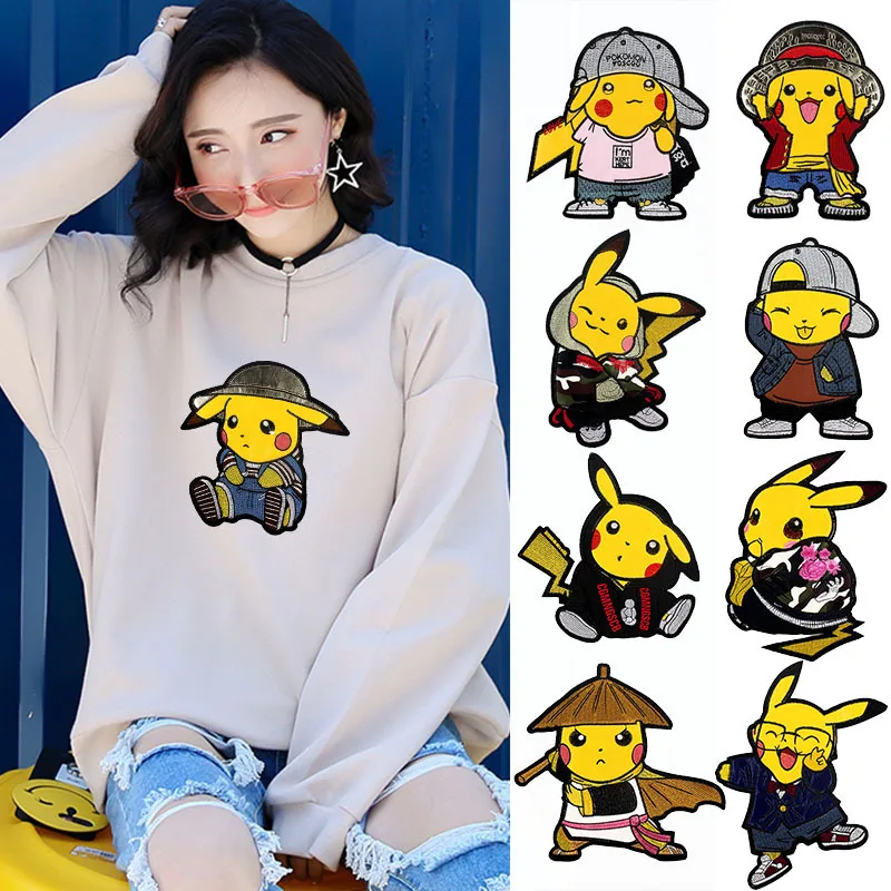 Large Size Pokemon Cloth Patch Pikachu Clothes Stickers Sew on Embroidery Patches Applique Iron on Clothing Cartoon DIY Decor
Large Size Pokemon Cloth Patch Pikachu Clothes Stickers Sew on Embroidery Patches Applique Iron on Clothing Cartoon DIY Decor