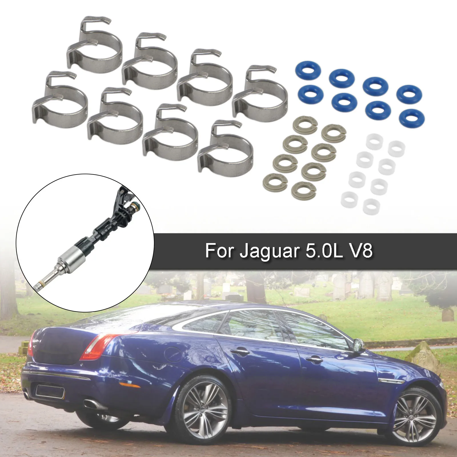 Artudatech 8PCS Fuel Injectors Repair Seal Kit 0261500105 fit Range Rover fit Jaguar 5.0L Car Accessories
Artudatech 8PCS Fuel Injectors Repair Seal Kit 0261500105 fit Range Rover fit Jaguar 5.0L Car Accessories