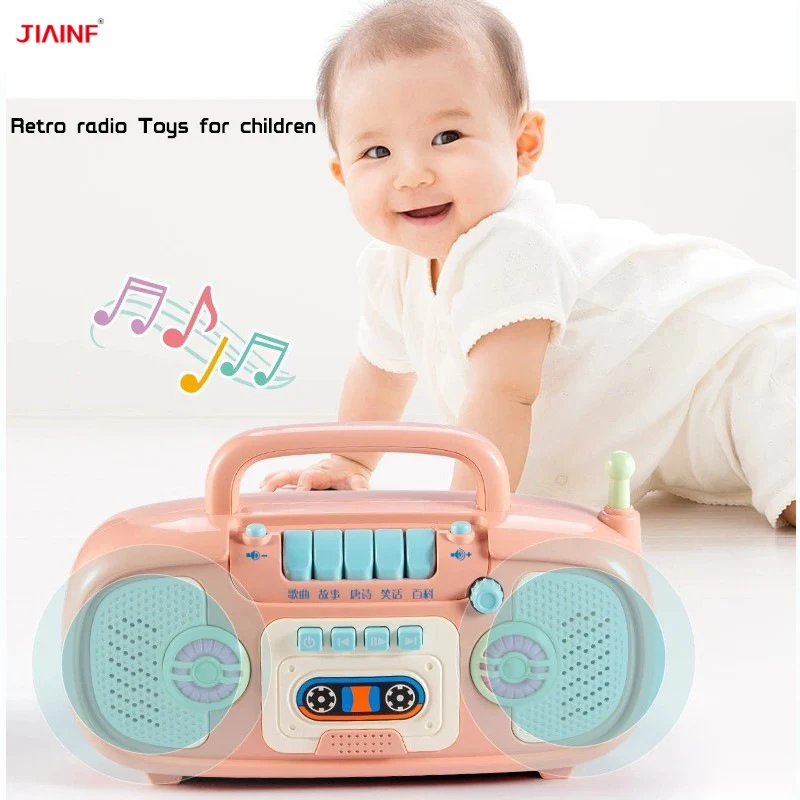 Multifunctional Children's Puzzle Early Education Machine Story Encyclopedia Learning Machine Baby 3D Sound Retro Radio
Multifunctional Children's Puzzle Early Education Machine Story Encyclopedia Learning Machine Baby 3D Sound Retro Radio