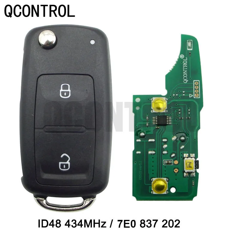 QCONTROL 2 BT Remote Car Key 434MHz ID48 Chip For 7E0837202/5FA010185-00 for AMAROK/TRANSPORTER for VW/VolksWagen
QCONTROL 2 BT Remote Car Key 434MHz ID48 Chip For 7E0837202/5FA010185-00 for AMAROK/TRANSPORTER for VW/VolksWagen