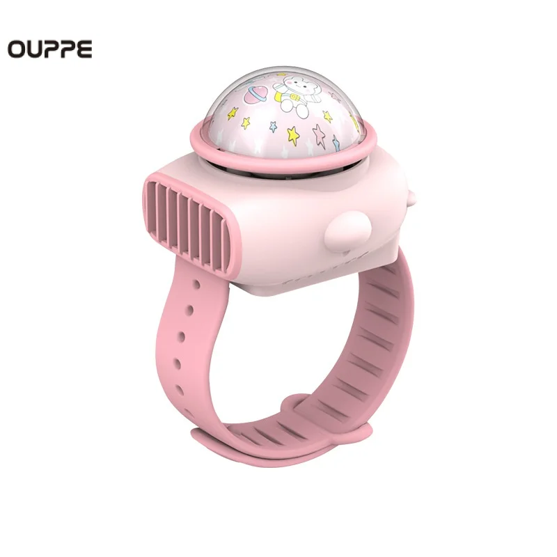 Children's Day Gift Watch Fan with Cartoon Star Projector Light USB Rechargeable Fan Portable Wearable Mini Fan
Children's Day Gift Watch Fan with Cartoon Star Projector Light USB Rechargeable Fan Portable Wearable Mini Fan