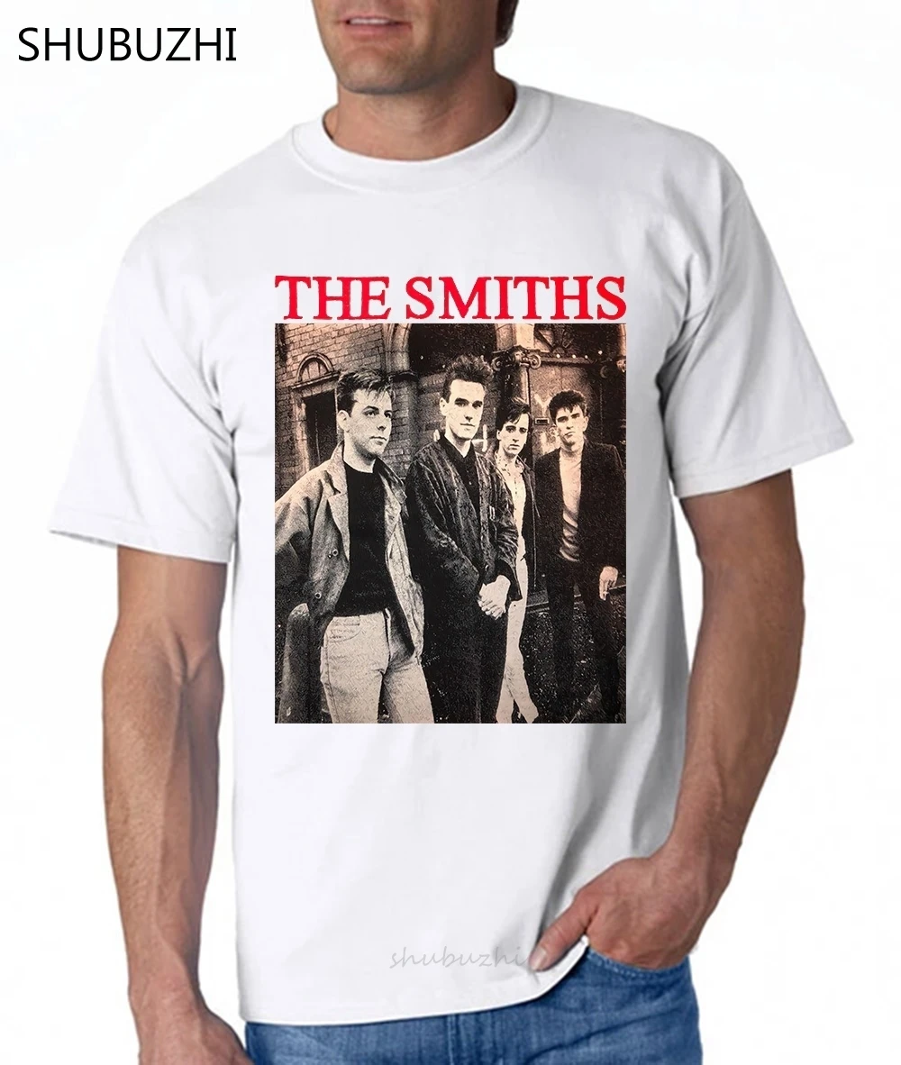Vtg The Smiths Band Shirt Morrissey The Cure Rock Meat Is Murder Punk Paper Thin Fashion T-shirt Men Brand Teeshirt
Vtg The Smiths Band Shirt Morrissey The Cure Rock Meat Is Murder Punk Paper Thin Fashion T-shirt Men Brand Teeshirt