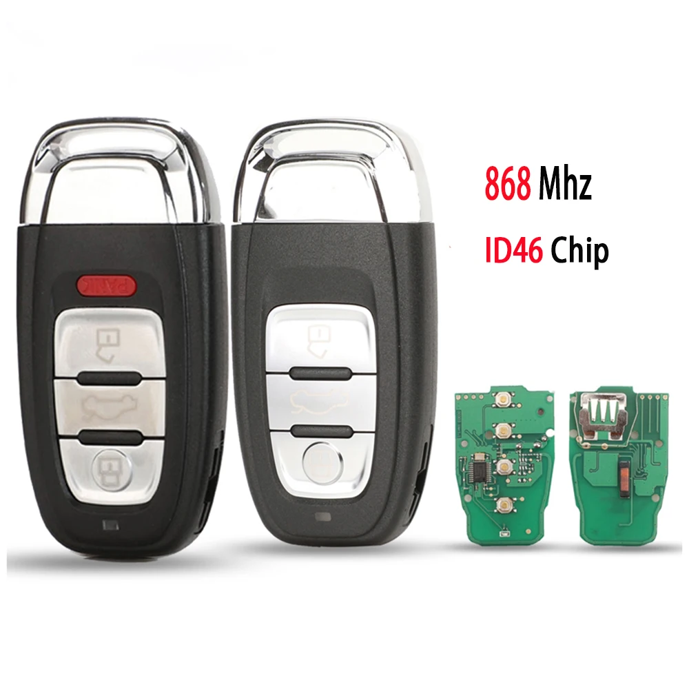 Car Key 3/4 Buttons Remote Car Key Shell 868MHZ For Audi A4L Q5 Remote System Smart Key
Car Key 3/4 Buttons Remote Car Key Shell 868MHZ For Audi A4L Q5 Remote System Smart Key