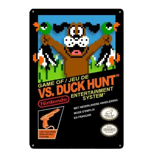 Металлический плакат Duck Hunt Nintendo Nes
Металлический плакат Duck Hunt Nintendo Nes