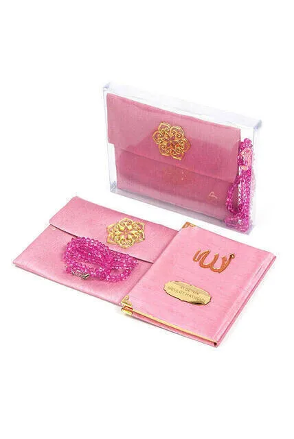 IQRAH Slub Fabric Coated Yasin Book-Bag Size-İsme Special Plate Tesbihli-Pouched-Boxed-pink Color-Society Gift
IQRAH Slub Fabric Coated Yasin Book-Bag Size-İsme Special Plate Tesbihli-Pouched-Boxed-pink Color-Society Gift