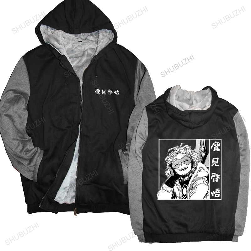 My Hero Academia Top Male hoody Japanese Anime Hawks shubuzhi Pattern hoodie Men's zipper hoodie Female Loose pullover
My Hero Academia Top Male hoody Japanese Anime Hawks shubuzhi Pattern hoodie Men's zipper hoodie Female Loose pullover
